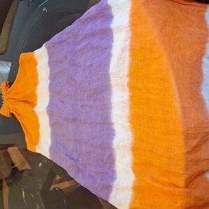 HARIS COTTON DREES SIZE S 100% LINNEN. #1022